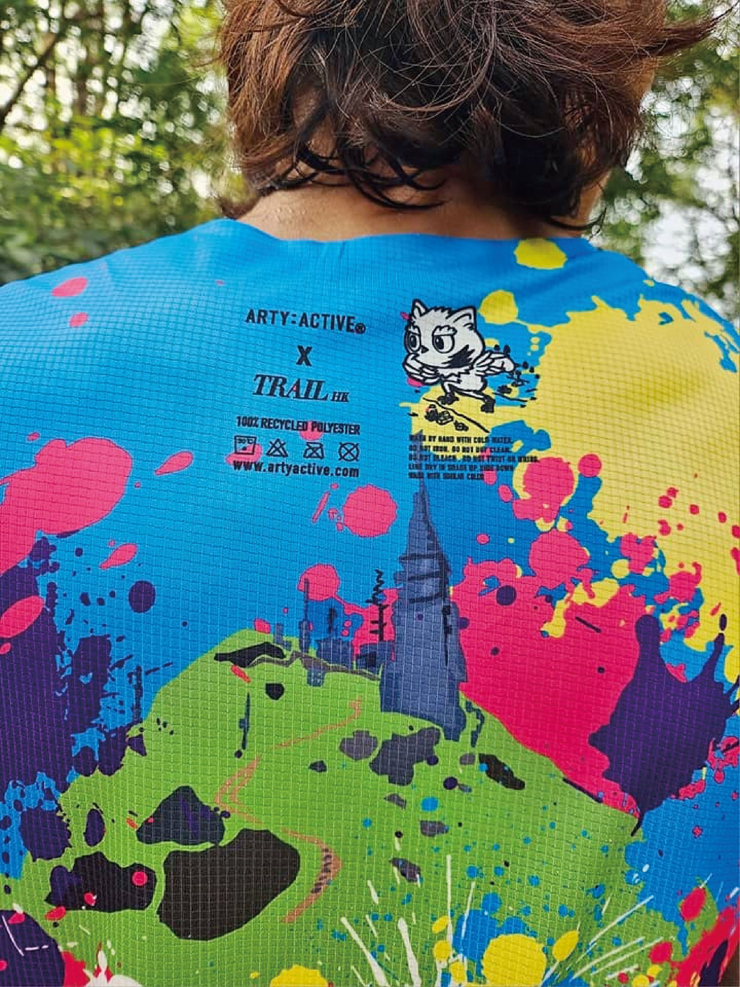ARTY:ACTIVE X TRAIL HK「CASTLE PEAK」競速剪裁T卹
