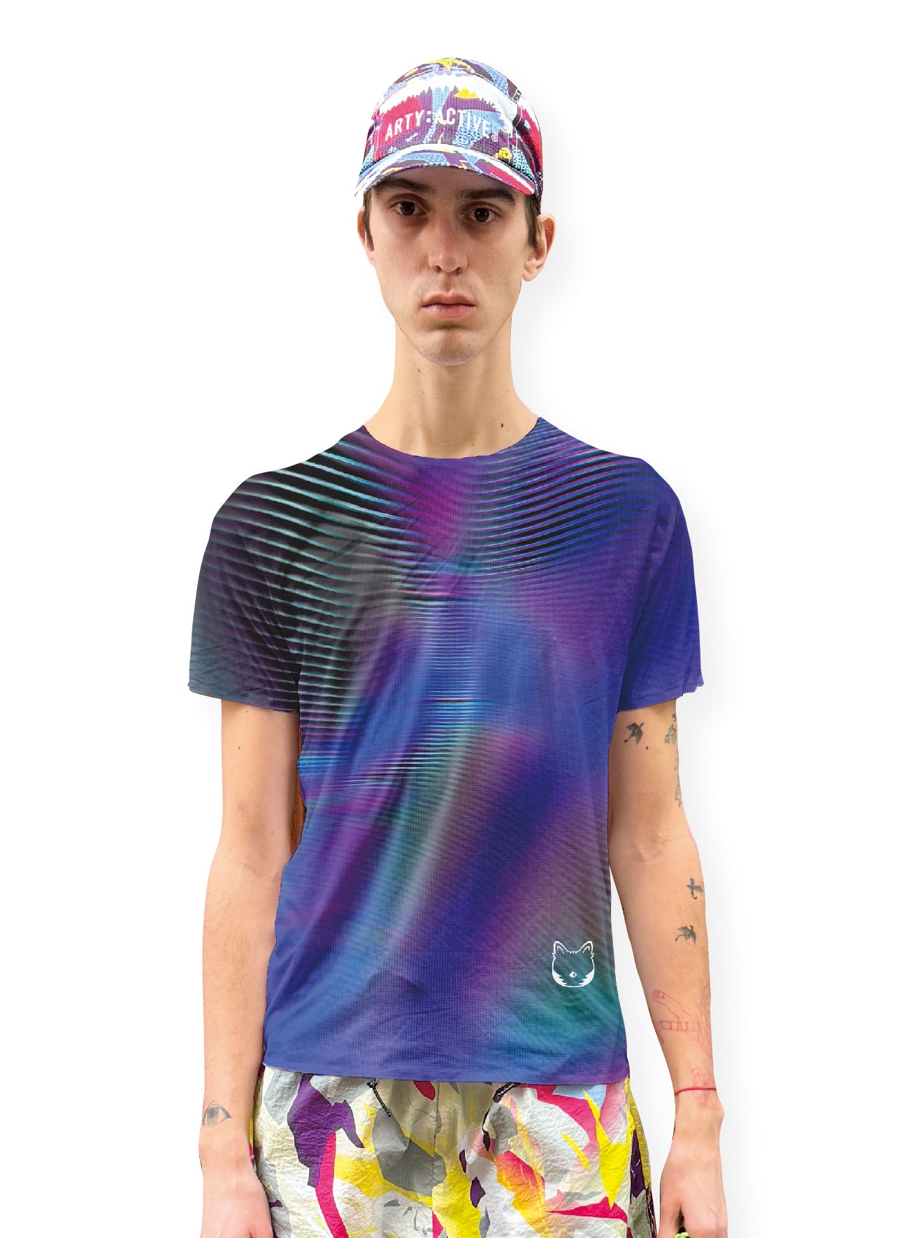 DIGITAL PURPLE系列 專業戶外競賽運動 超輕量 透氣快乾 設計感 環保物料 TEE