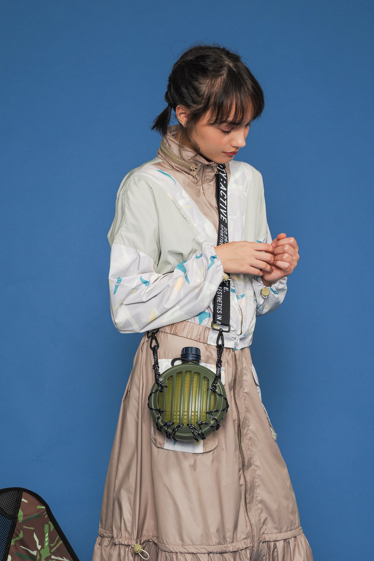 預購款《山系戶外女裝秋冬系列》短身印花風褸