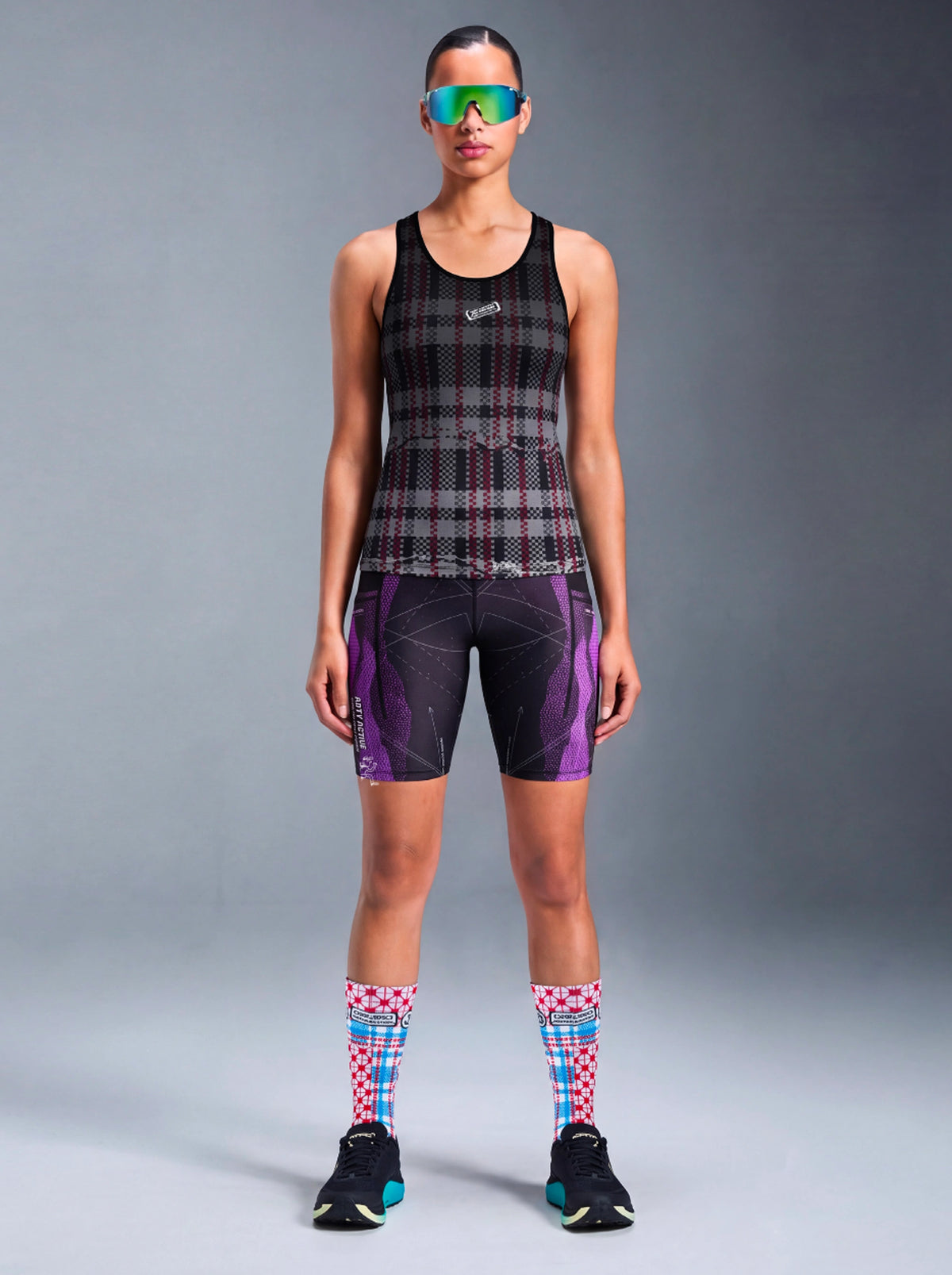 ARTY:ACTIVE X ZISHI COLLEGE PARTNER WOMENS TANK (RED)