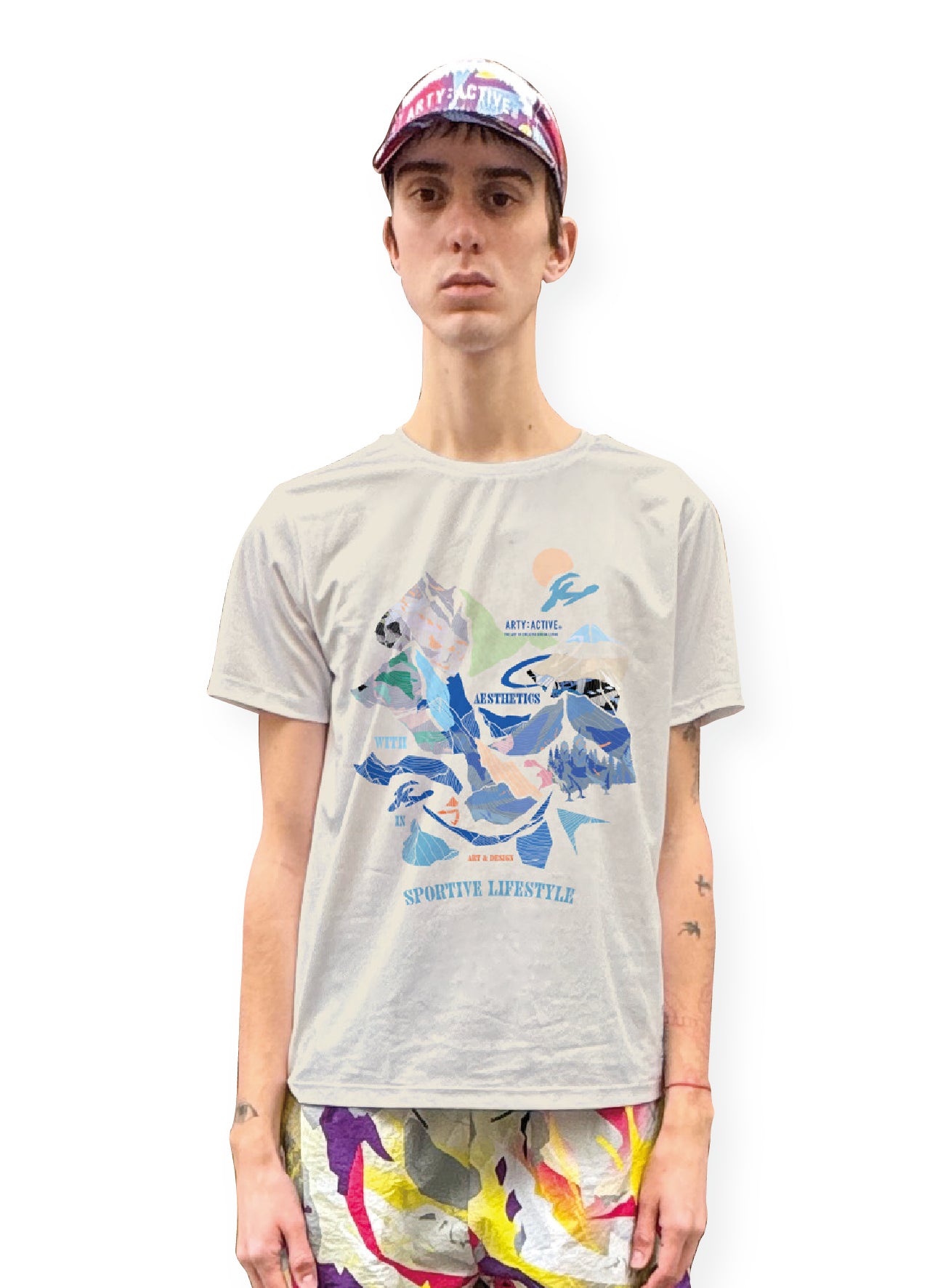 FRAGMENTED SPORTIVA系列 休閑 / 專業戶外運動 環保物料 TEE