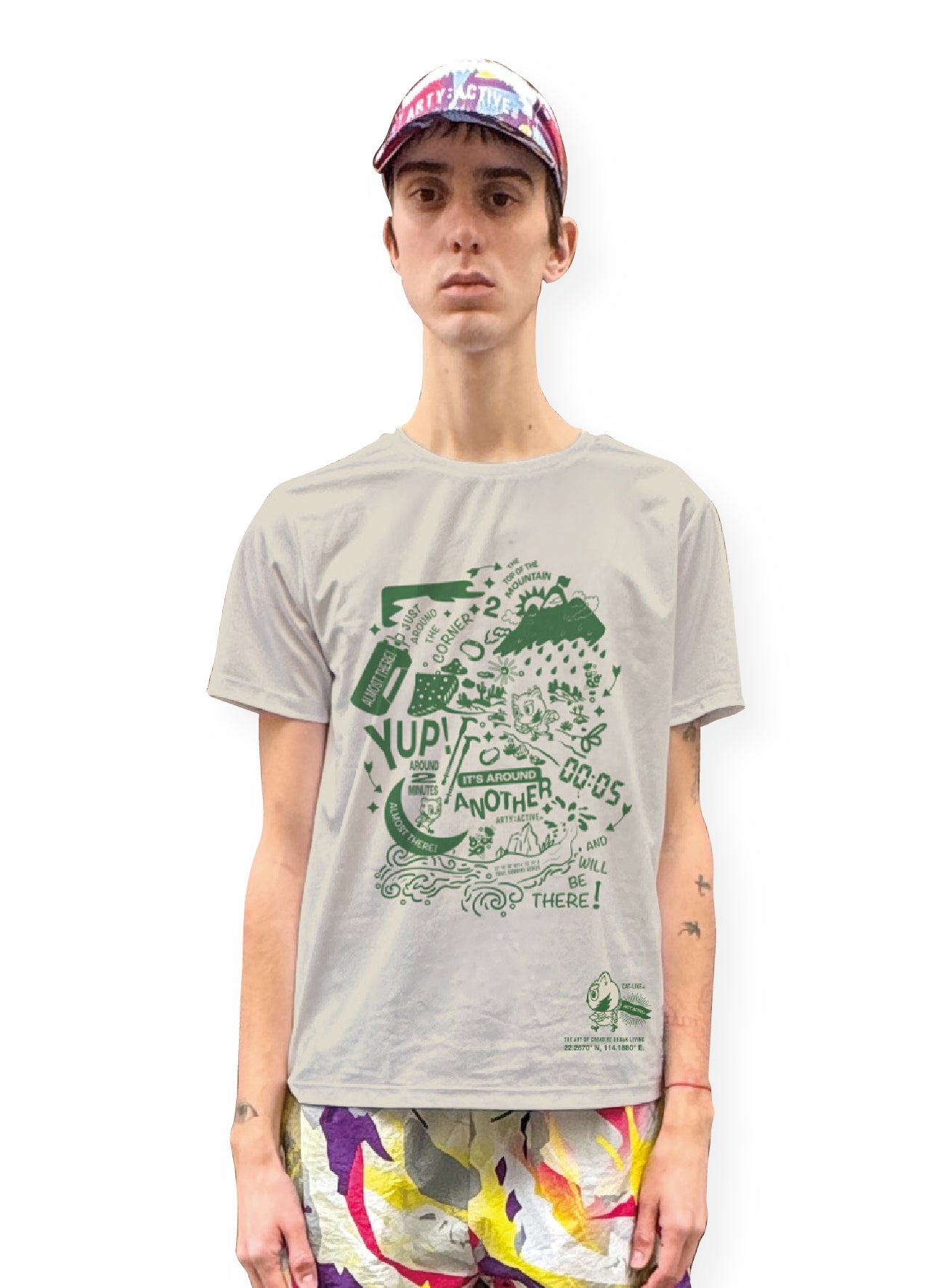 ALMOST THERE系列 休閑 / 專業戶外運動 環保物料 TEE