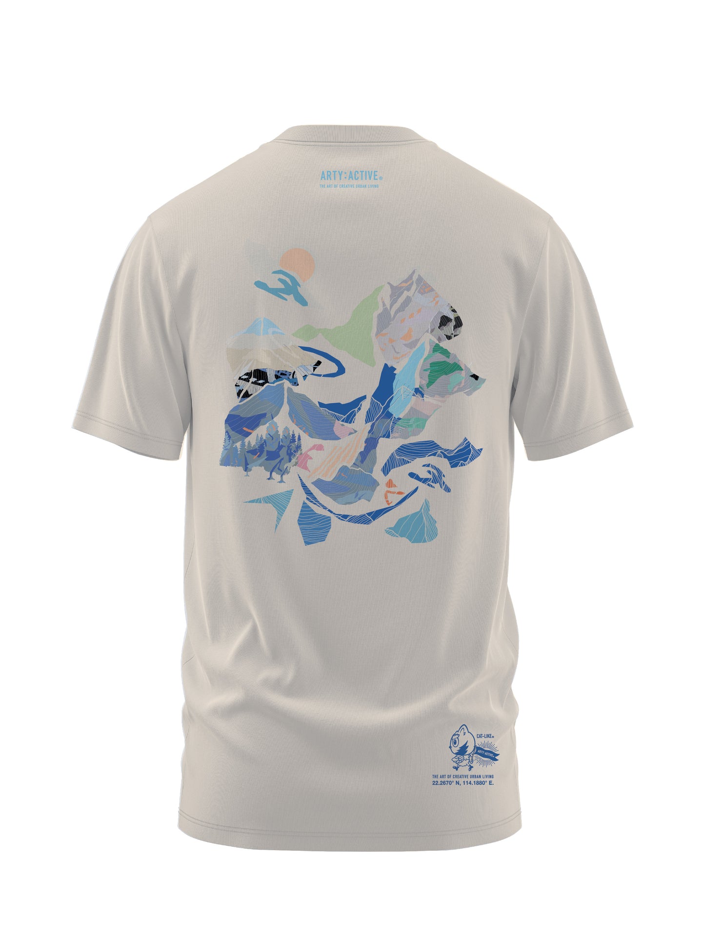 FRAGMENTED SPORTIVA系列 休閑 / 專業戶外運動 環保物料 TEE