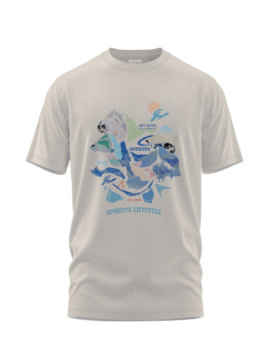 FRAGMENTED SPORTIVA系列 休閑 / 專業戶外運動 環保物料 TEE