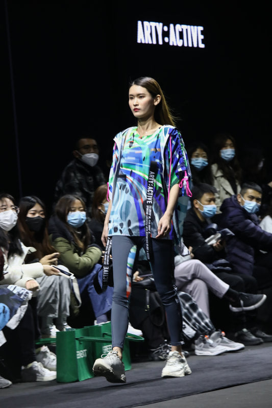 ARTY:ACTIVE Collection showcase at the Shanghai Fashion Week CHIC Show 2021 March