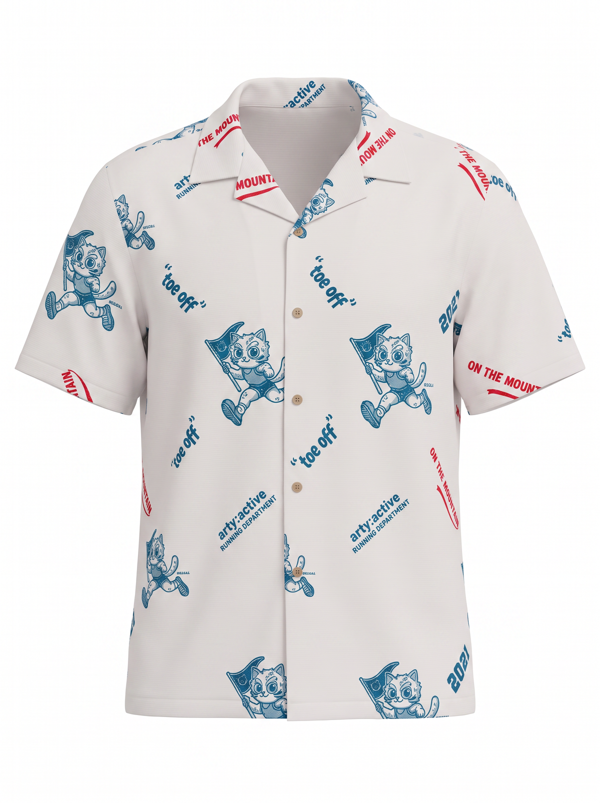 " Toe off " Catlika Retro Hawaii Shirt / unisex