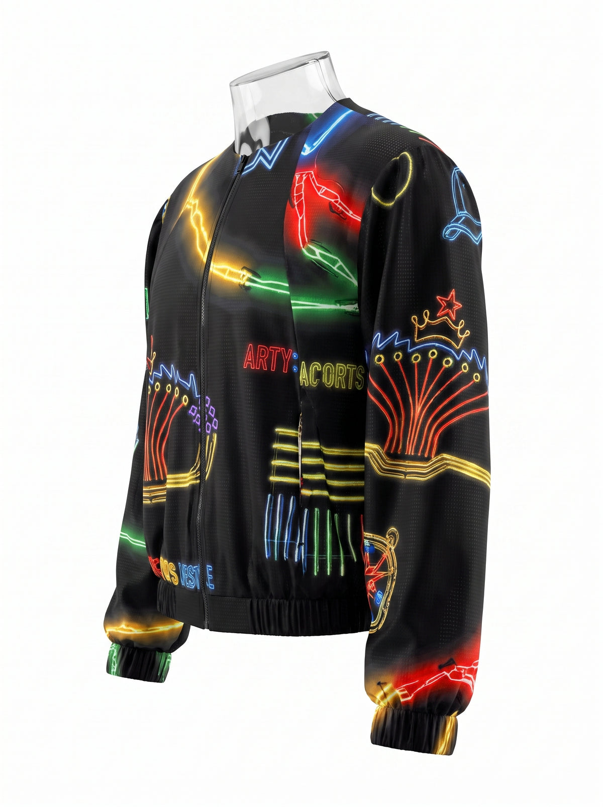 Neon Glow Windbreaker Jacket/ PRE-ORDER