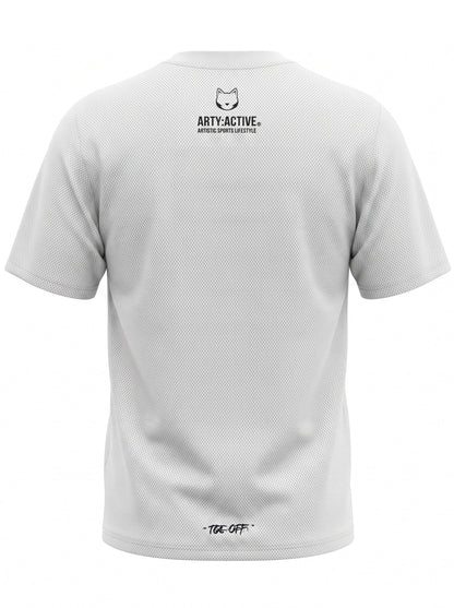 " All day run " Technical Mesh Short Sleeve T-Shirt / Unisex