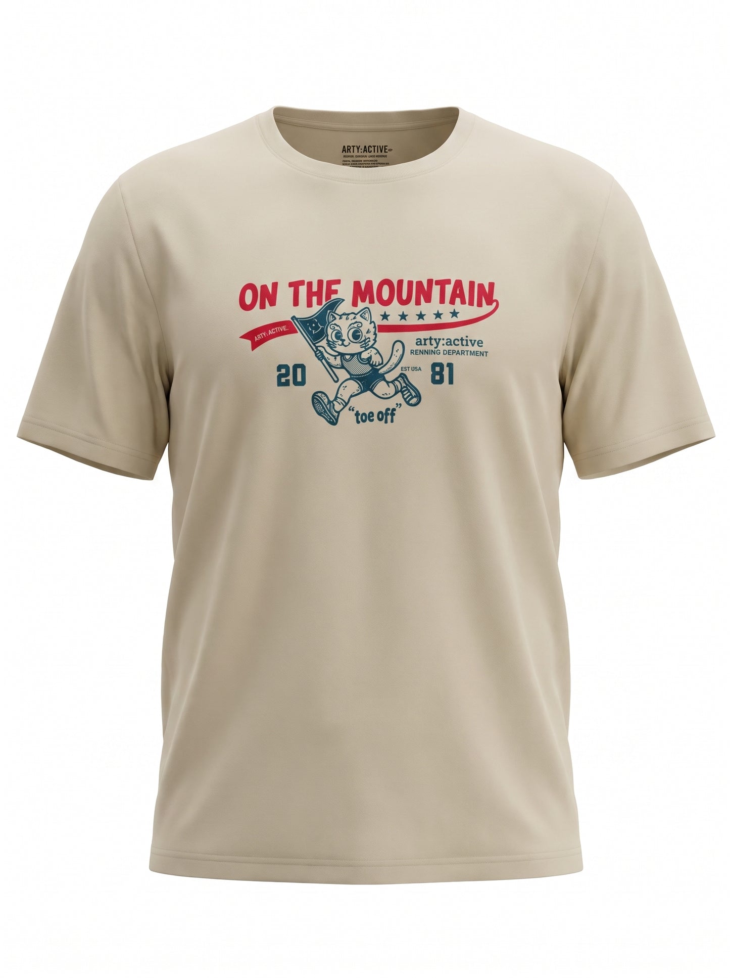 Arty Active "On The Mountain" Graphic Cotton T-Shirt