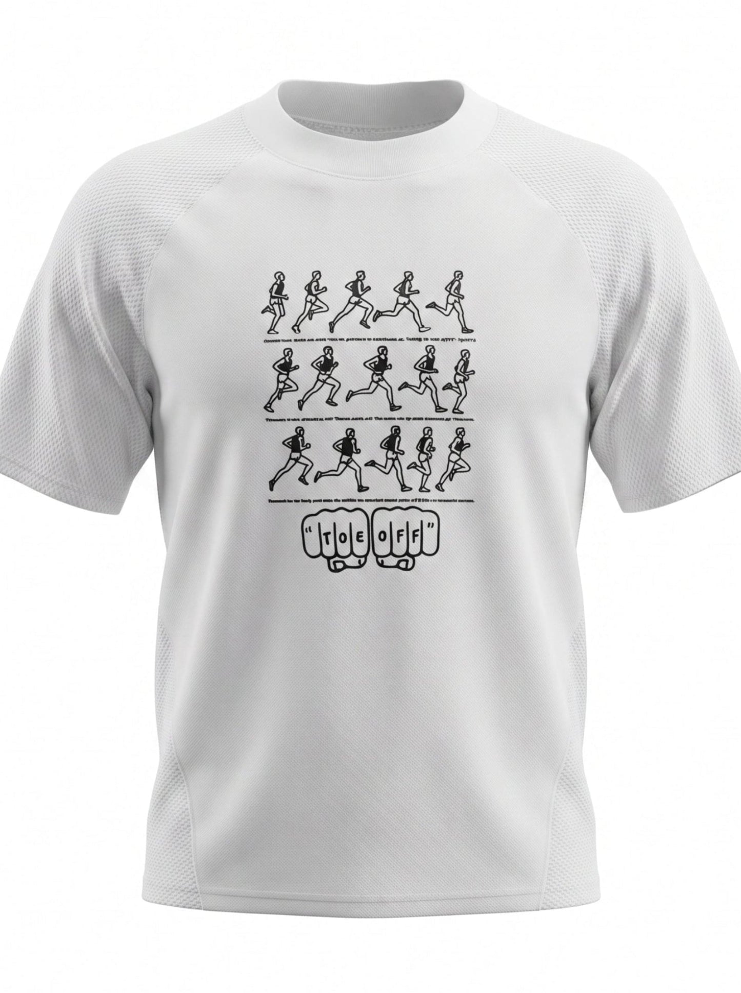 Toe Off Performance Tech Mesh Running T-Shirt
