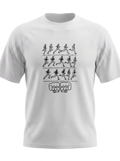 Toe Off Performance Tech Mesh Running T-Shirt