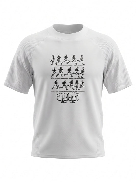 Toe Off Performance Tech Mesh Running T-Shirt