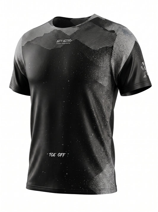 Monchrome Mesh Technical Running T-shirt