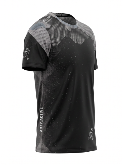 Monchrome Mesh Technical Running T-shirt