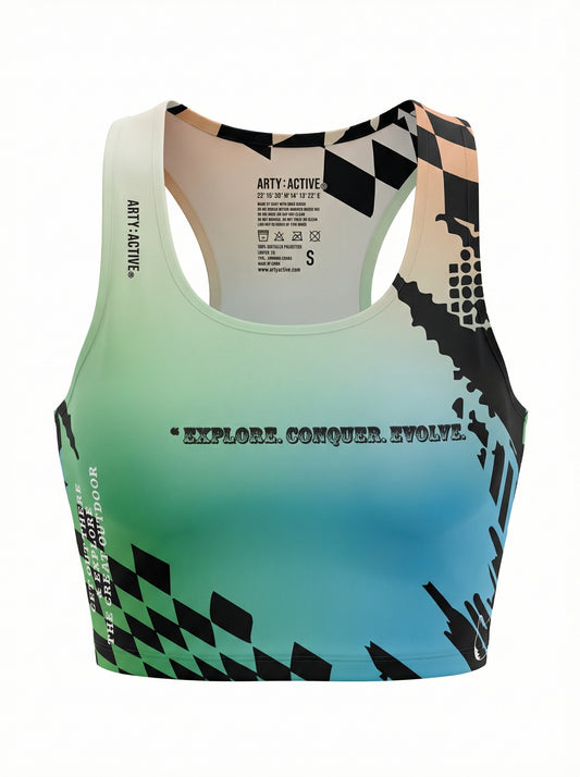 [SS26 READY STOCK]THE SHADOW Race Crop Top