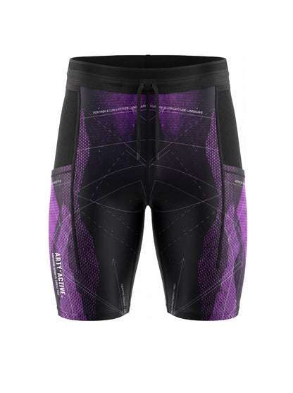Digital Purple Technical Compression Running Tight /  Unisex / PRE-ORDER
