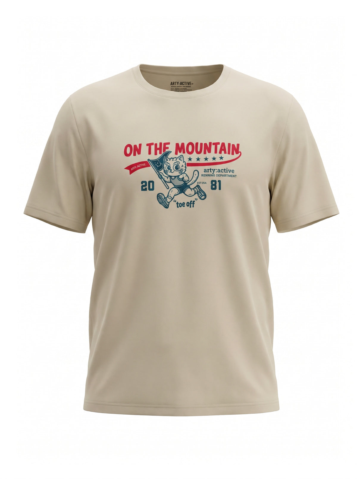Arty Active "On The Mountain" Graphic Cotton T-Shirt/ PRE-ORDER