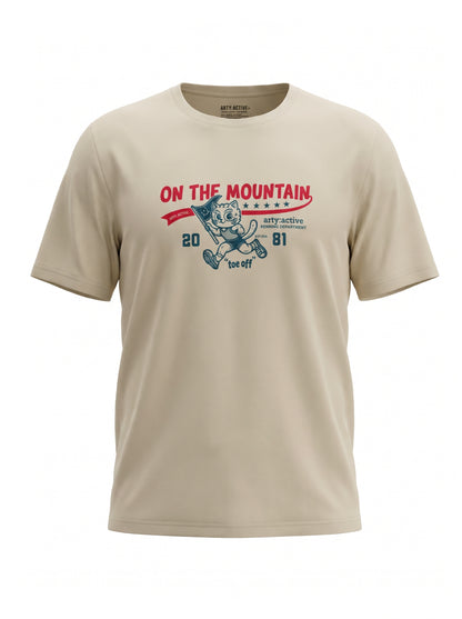 Arty Active "On The Mountain" Graphic Cotton T-Shirt/ PRE-ORDER