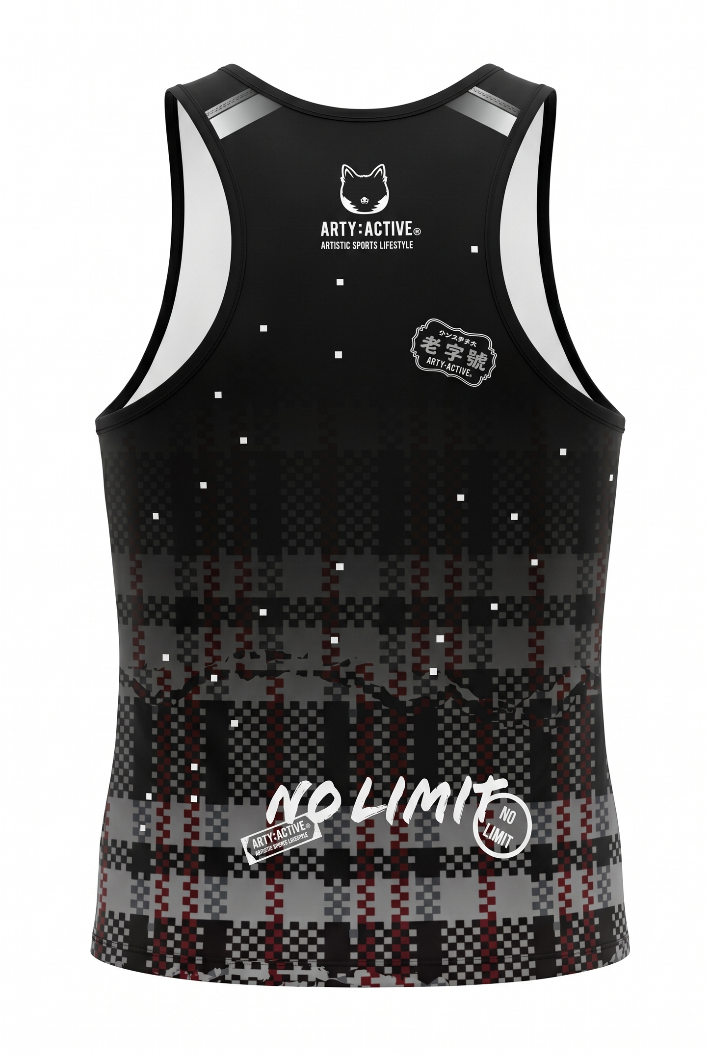 ARTY:ACTIVE X ZISHI COLLEGE PARTNER WOMENS TANK (RED)