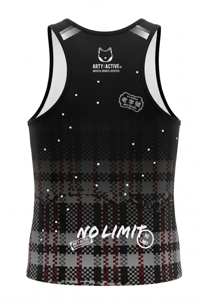 ARTY:ACTIVE X ZISHI COLLEGE PARTNER WOMENS TANK (RED)