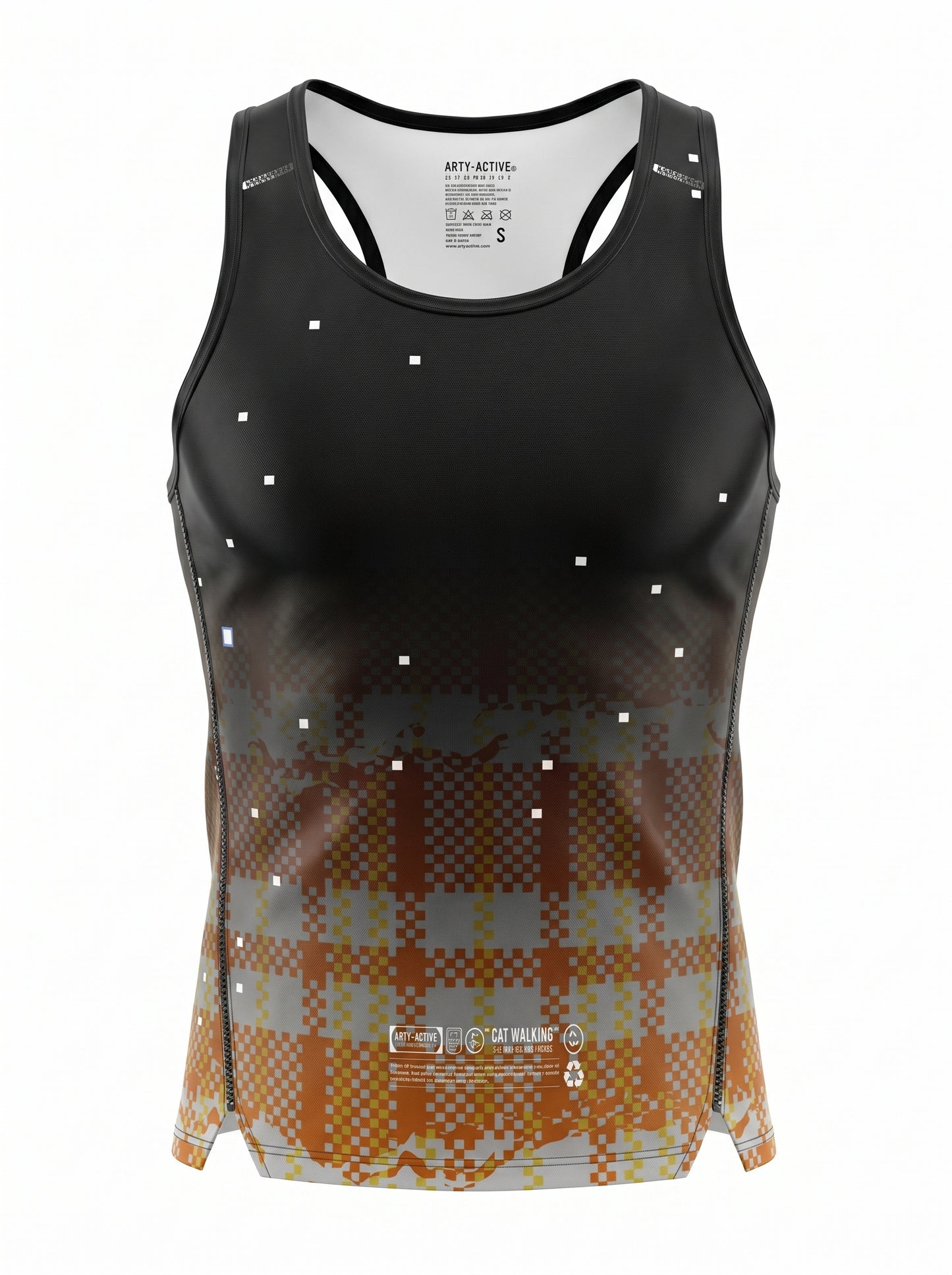 ARTY:ACTIVE X ZISHI COLLEGE PARTNER WOMENS TANK (YELLOW)
