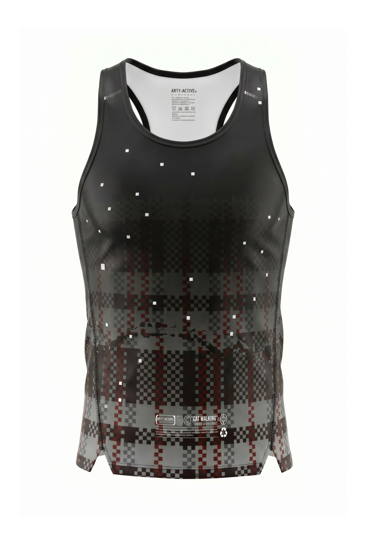 ARTY:ACTIVE X ZISHI COLLEGE PARTNER WOMENS TANK (RED)