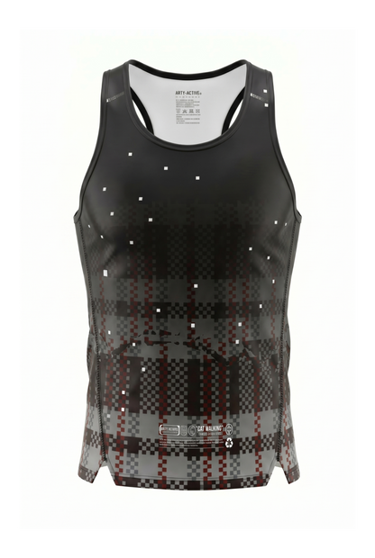 ARTY:ACTIVE X ZISHI COLLEGE PARTNER WOMENS TANK (RED)
