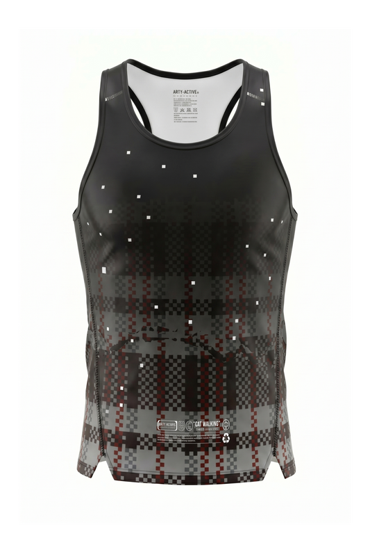 ARTY:ACTIVE X ZISHI COLLEGE PARTNER WOMENS TANK (RED)