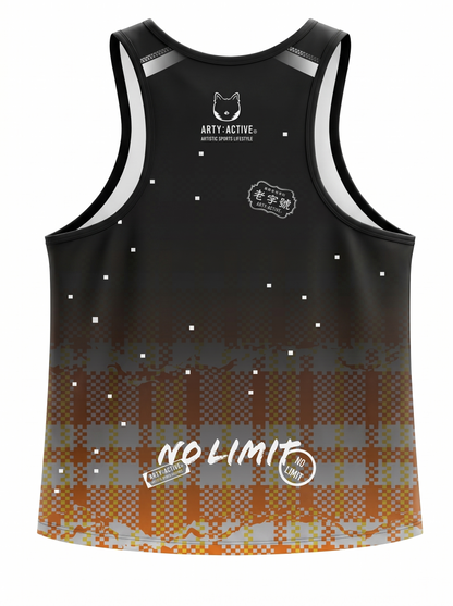 ARTY:ACTIVE X ZISHI COLLEGE PARTNER WOMENS TANK (YELLOW)
