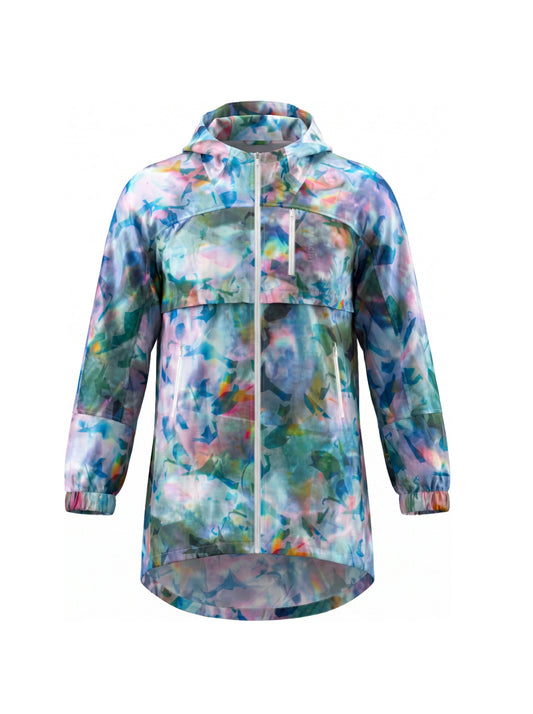 " Reflection Landscape " Long Windbreaker / Unisex