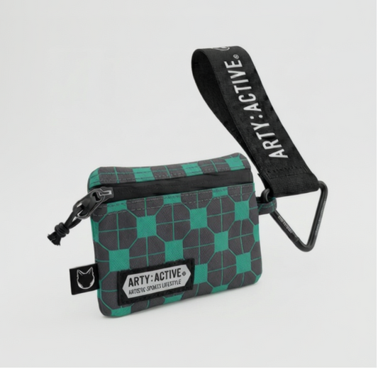 CAT-WALKING SERIES "NO LIMIT" X HK CULTURAL ECO POUCH (BLACK)