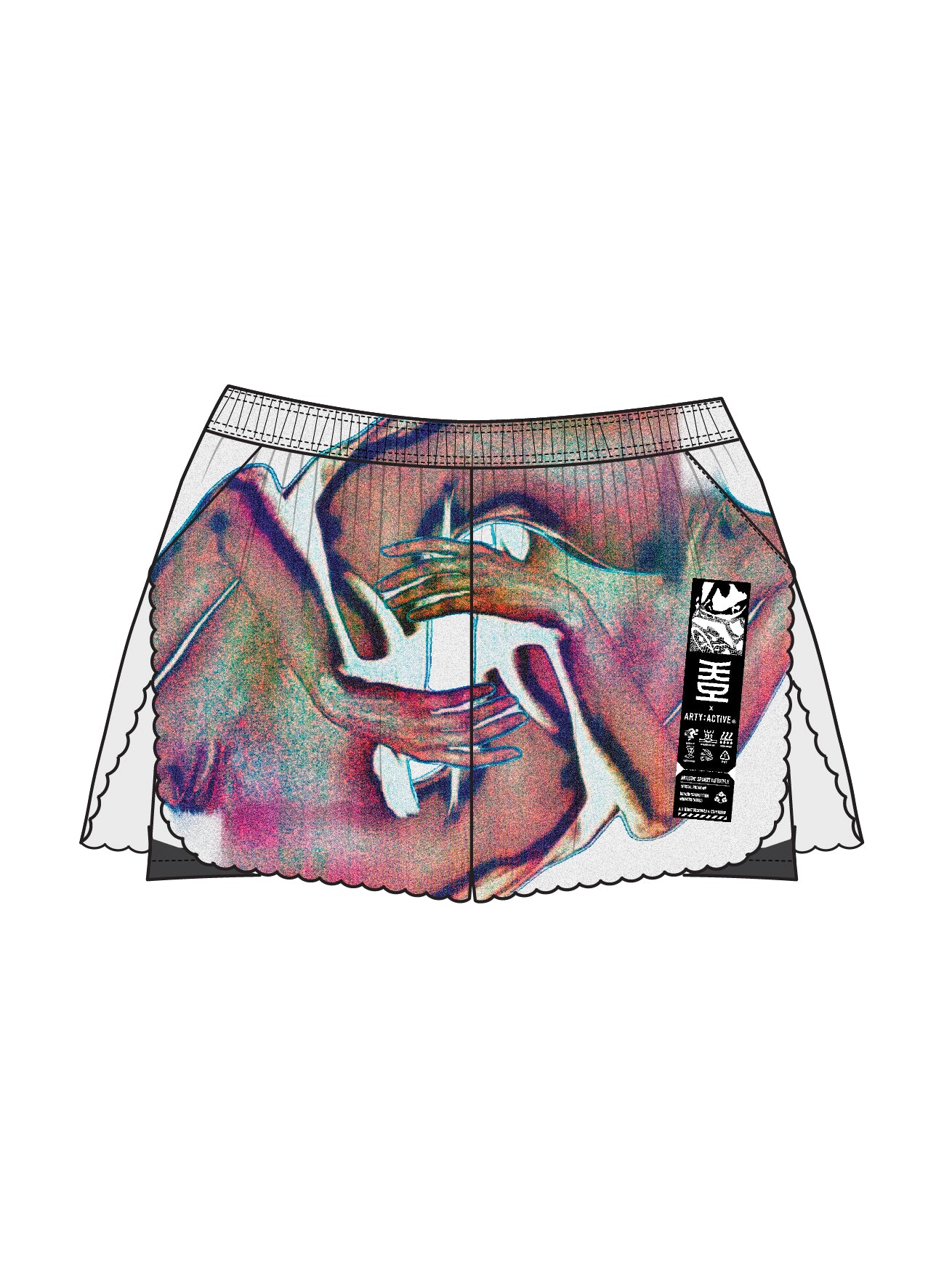 [PRE-ORDER] CYBER NATURE WOMEN’S Running Shorts
