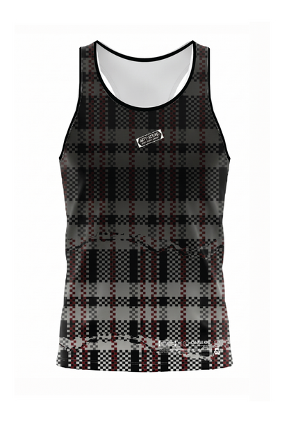 ARTY:ACTIVE X ZISHI COLLEGE PARTNER MENS TANK (RED)