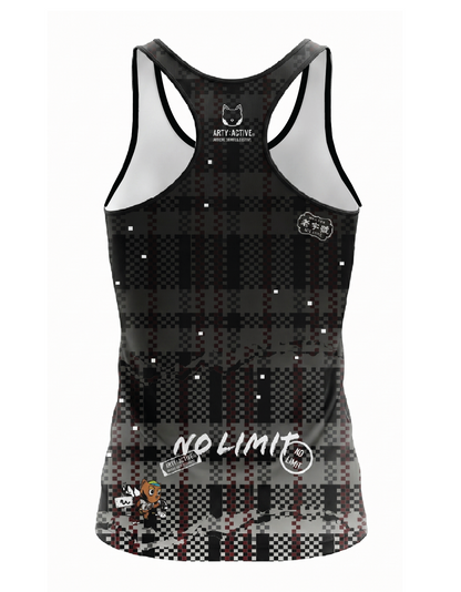 ARTY:ACTIVE X ZISHI COLLEGE PARTNER MENS TANK (RED)