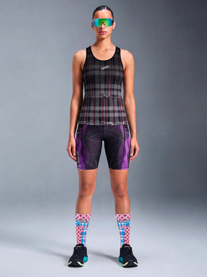 ARTY:ACTIVE X ZISHI COLLEGE PARTNER WOMENS TANK (RED)