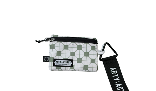 CAT-WALKING SERIES "NO LIMIT" X HK CULTURAL ECO POUCH (WHITE)