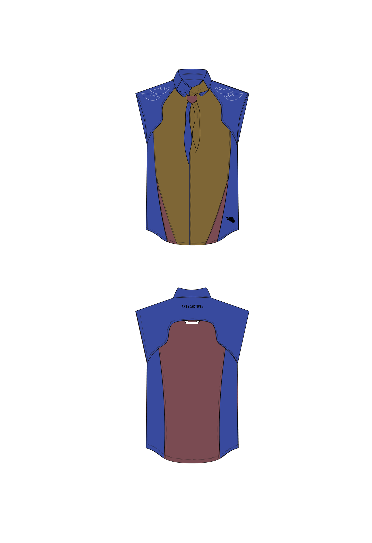 PULSY BOUNCY STAGE SLEEVELESS JACKET