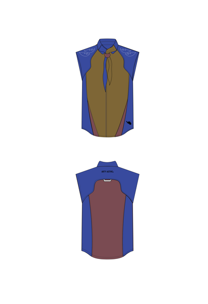PULSY BOUNCY STAGE SLEEVELESS JACKET