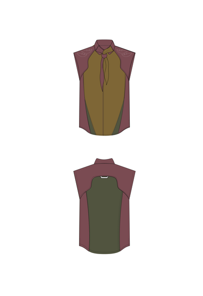 PULSY BOUNCY STAGE SLEEVELESS JACKET