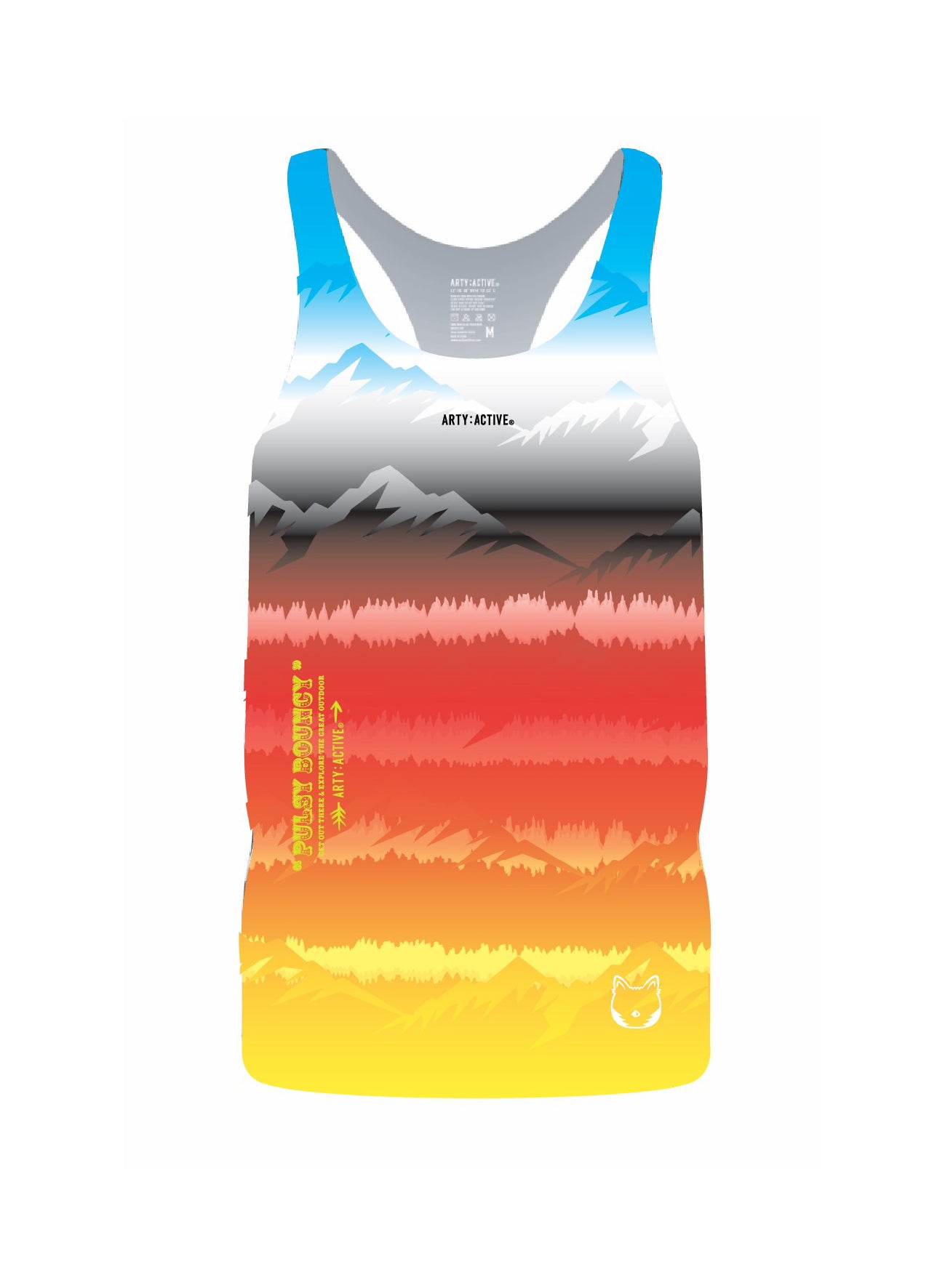 [SS26 PRE-ORDER] HIGH LOW MOUNTAINS UNISEX RACE CUT TANK