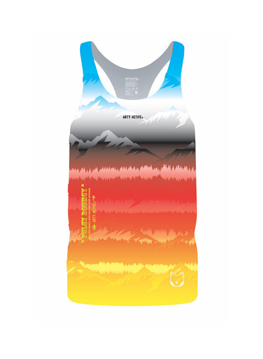 [SS26 PRE-ORDER] HIGH LOW MOUNTAINS UNISEX RACE CUT TANK