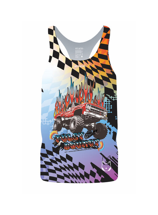 [SS26 PRE-ORDER] MONSTER FLAME UNISEX RACE CUT TANK