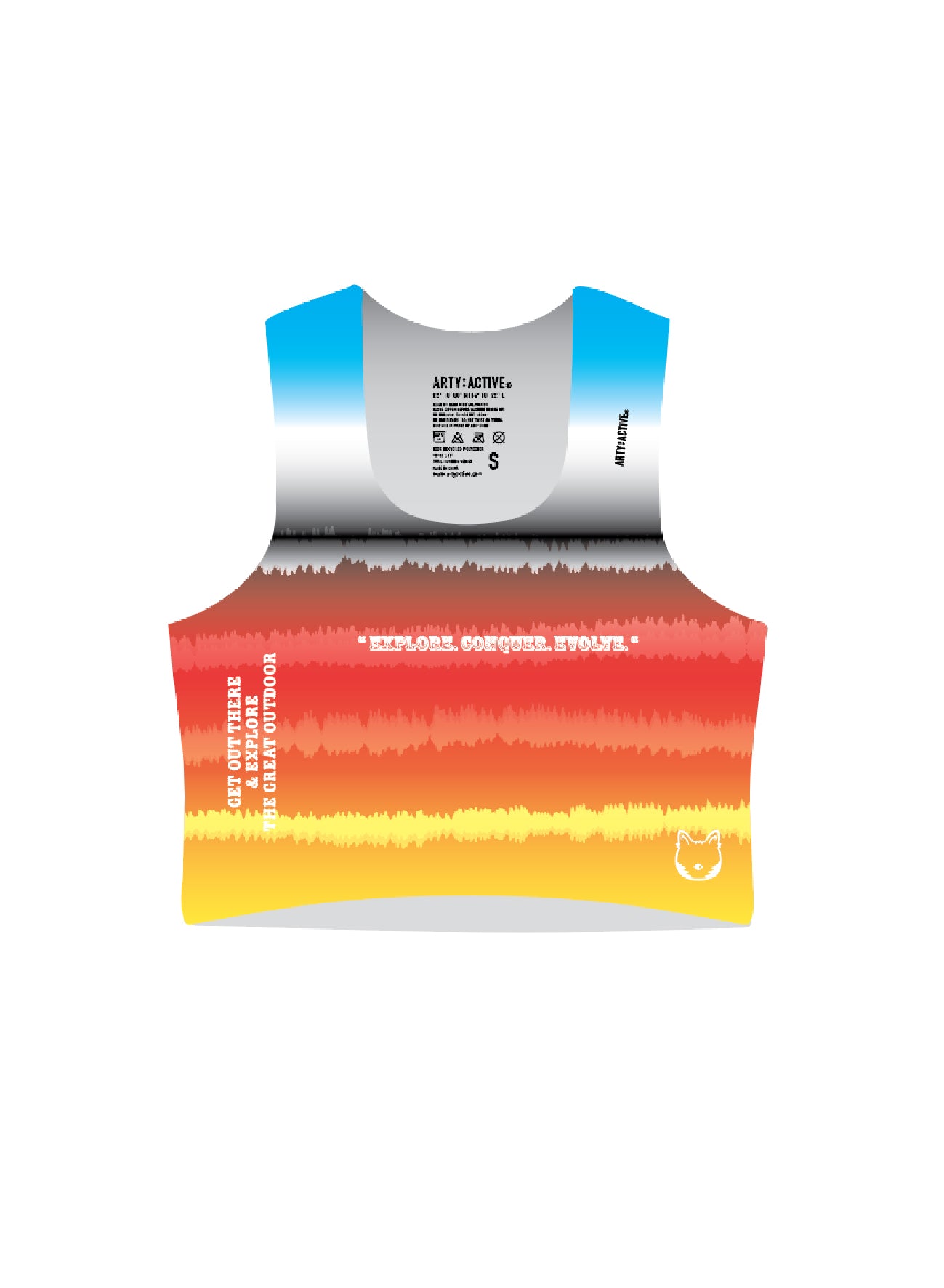 [SS26 PRE-ORDER] HIGH LOW MOUNTAIN Race Crop Top