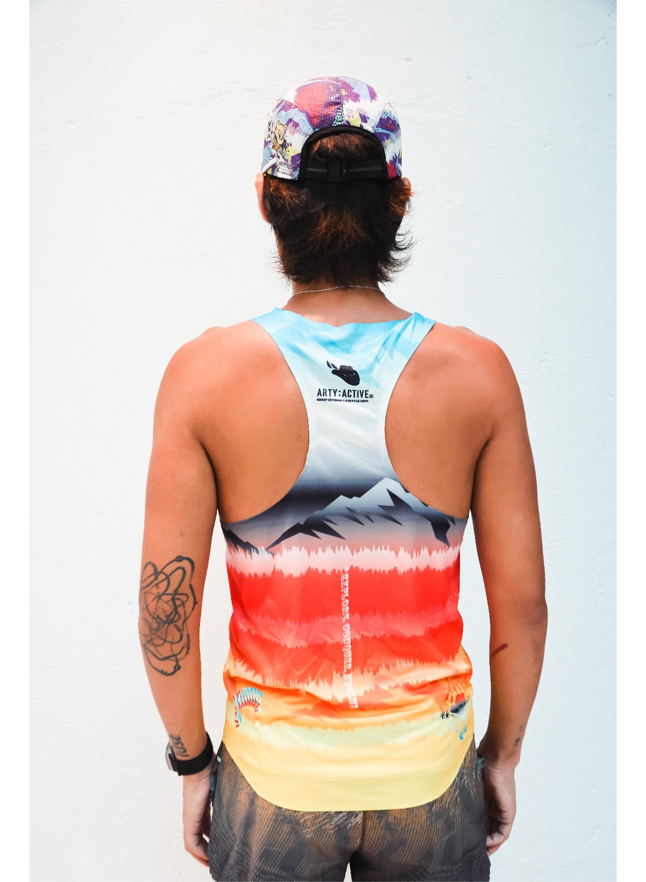 [SS26 PRE-ORDER] HIGH LOW MOUNTAINS UNISEX RACE CUT TANK