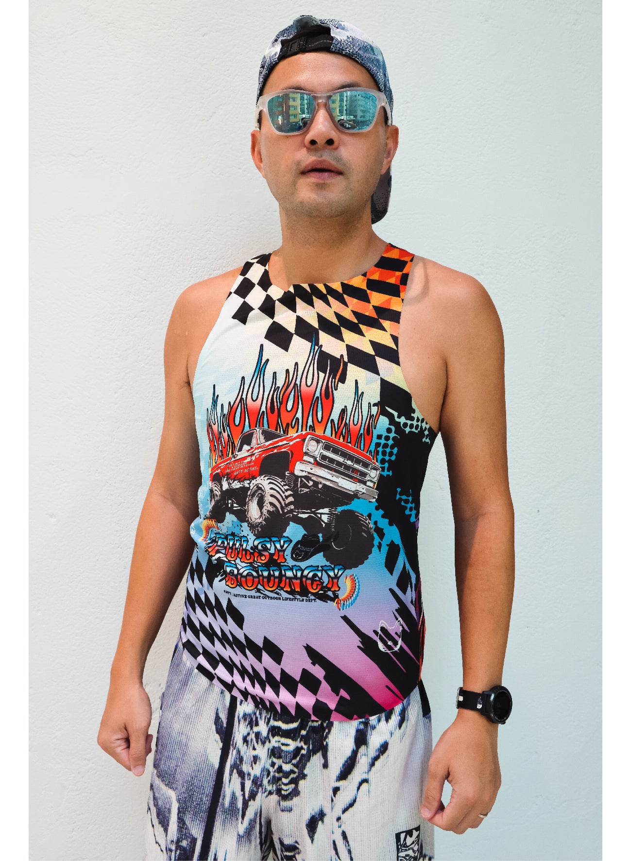 [SS26 PRE-ORDER] MONSTER FLAME UNISEX RACE CUT TANK
