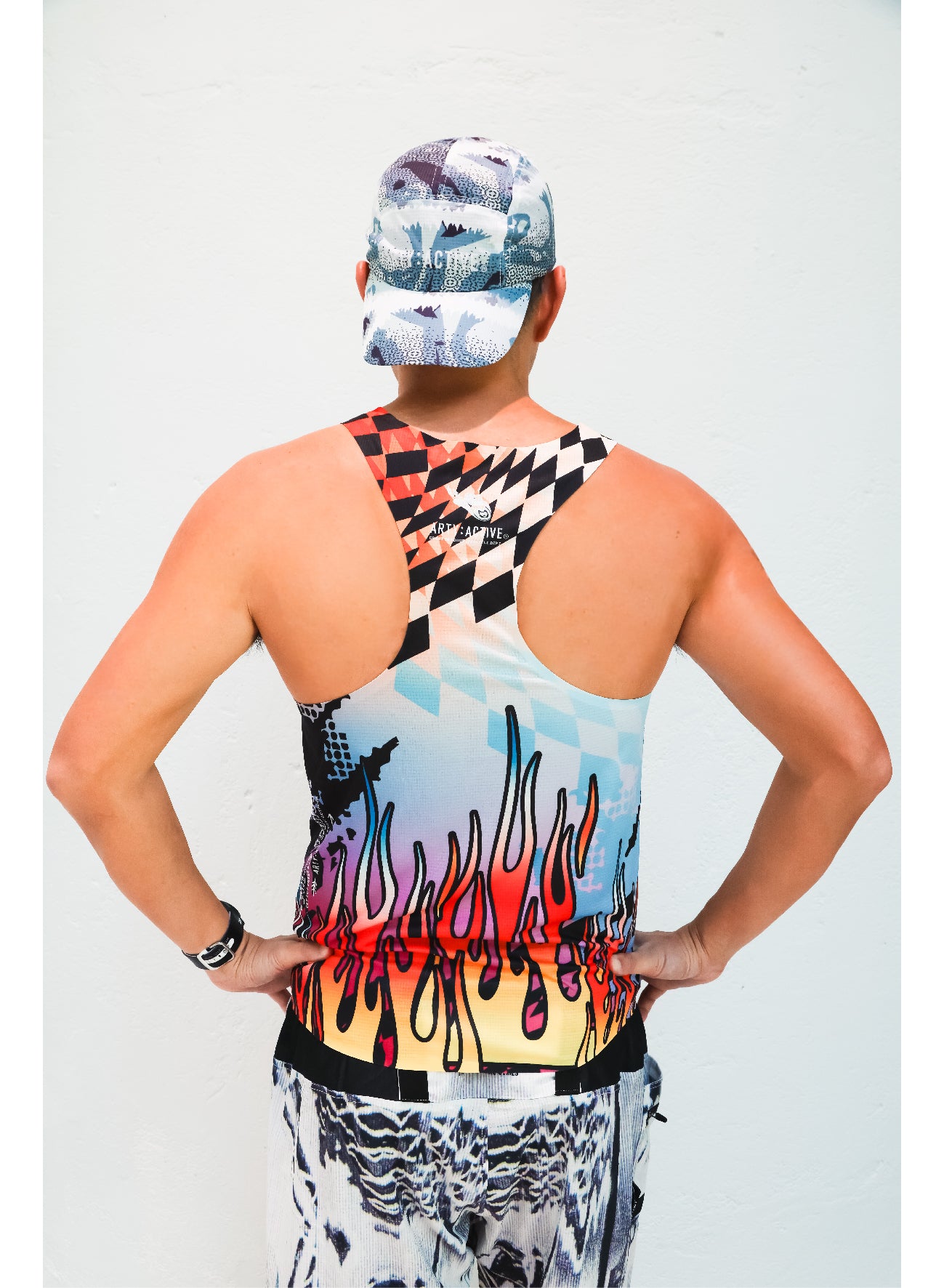 [SS26 PRE-ORDER] MONSTER FLAME UNISEX RACE CUT TANK