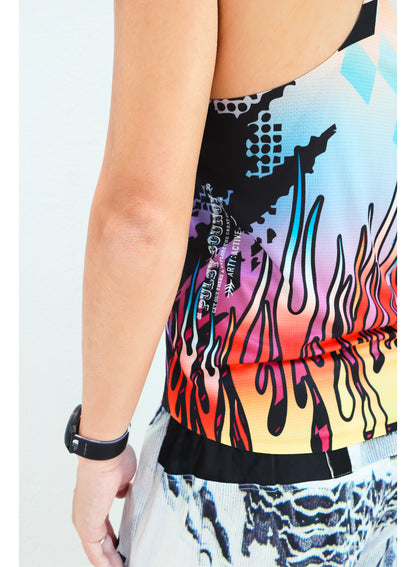 [SS26 PRE-ORDER] MONSTER FLAME UNISEX RACE CUT TANK