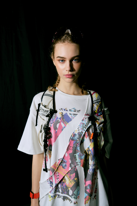 PULSY BOUNCY STAGE WHITE TEE