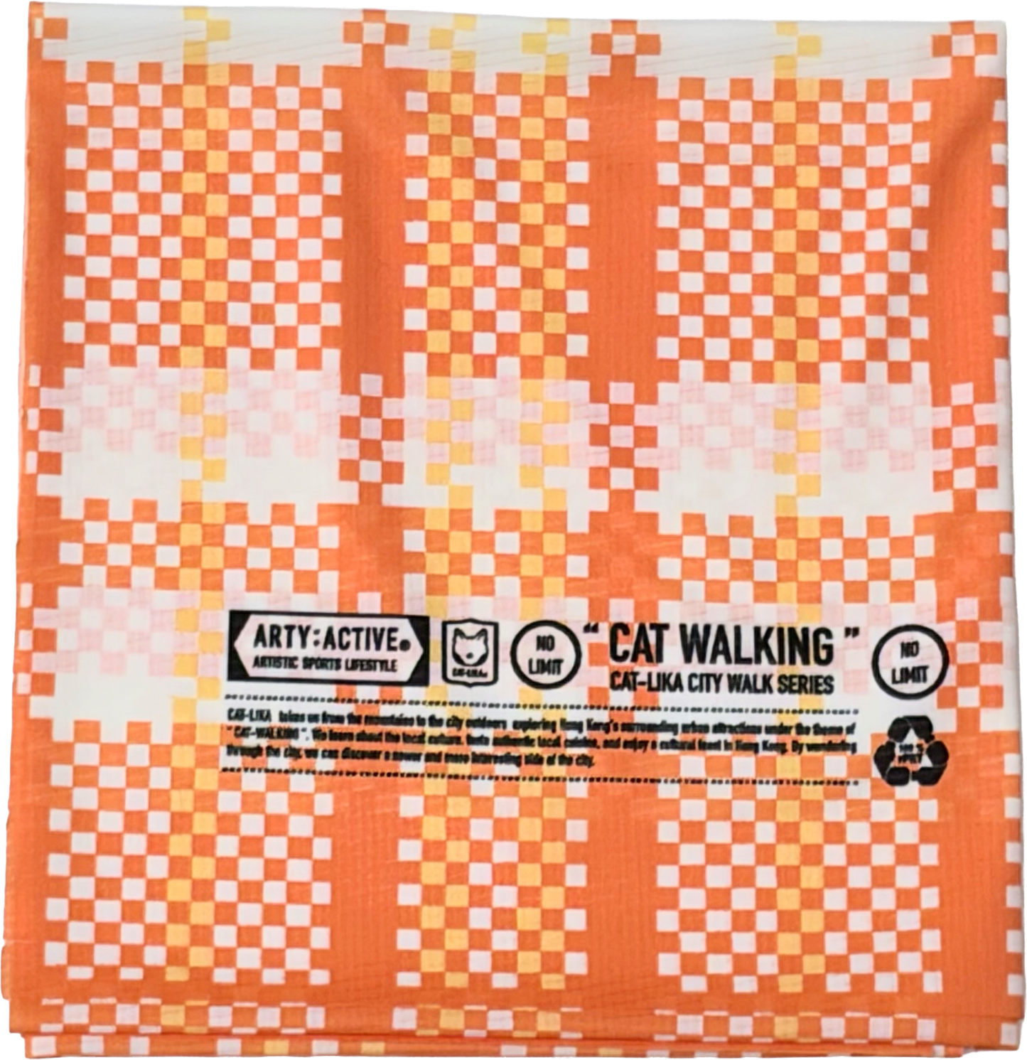 CAT-WALKING SERIES "NO LIMIT" HK CULTURAL ECO SPORTS TOWEL