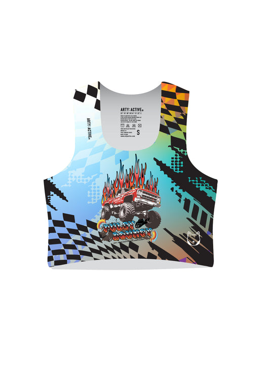 [SS26 PRE-ORDER] MONSTER FLAME Race Crop Top